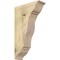Ekena Millwork Funston Traditional Rough Sawn Bracket, Douglas Fir, 6"W x 18"D x 30"H BKT06X18X30FST01RDF - alternate 1